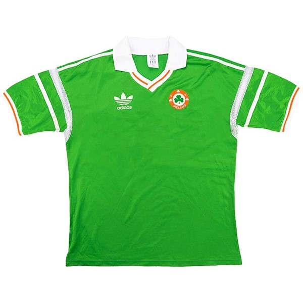 Camiseta Irlanda Primera Equipación Retro 1988 1990 Verde